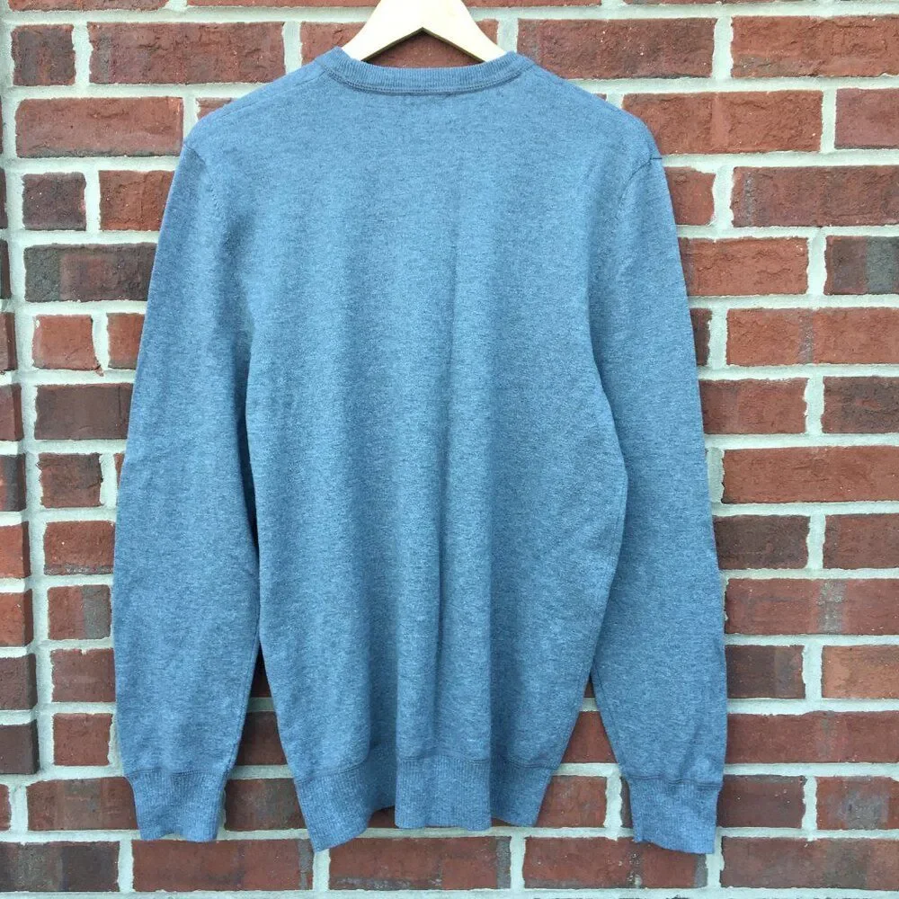 Old Navy Knit Crewneck Sweater Mens Large Gray Classic Dad